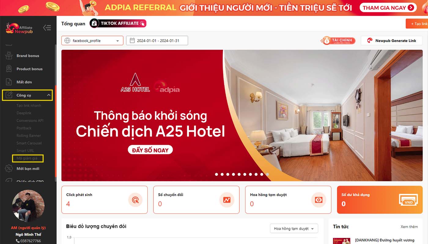 Các bước sử dụng mã nhúng Iframe, bước 2