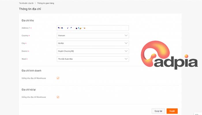 Bước 4: cách đăng ký bán hàng trên lazada