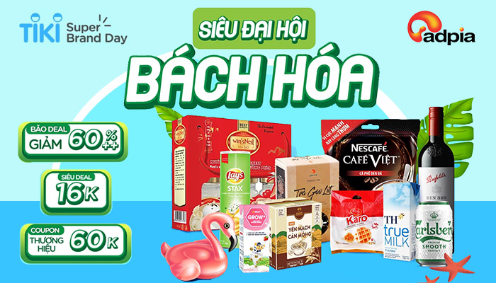 [TIKI] Super brand day - Siêu đại hội bách hoá