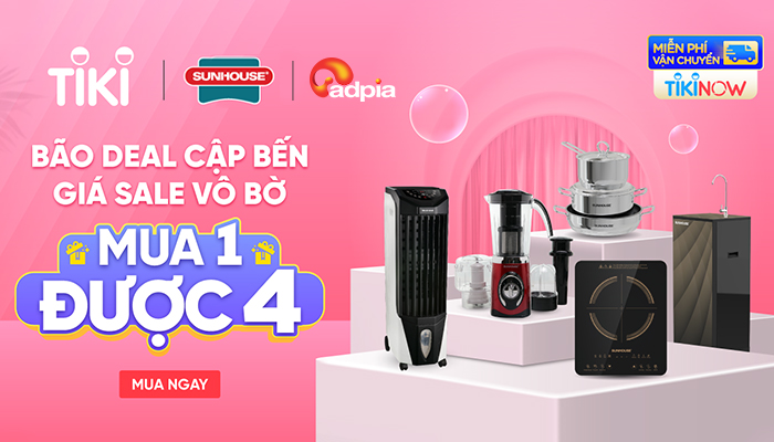 [TIKI] Bão deal cập bến - Giá sale vô bờ