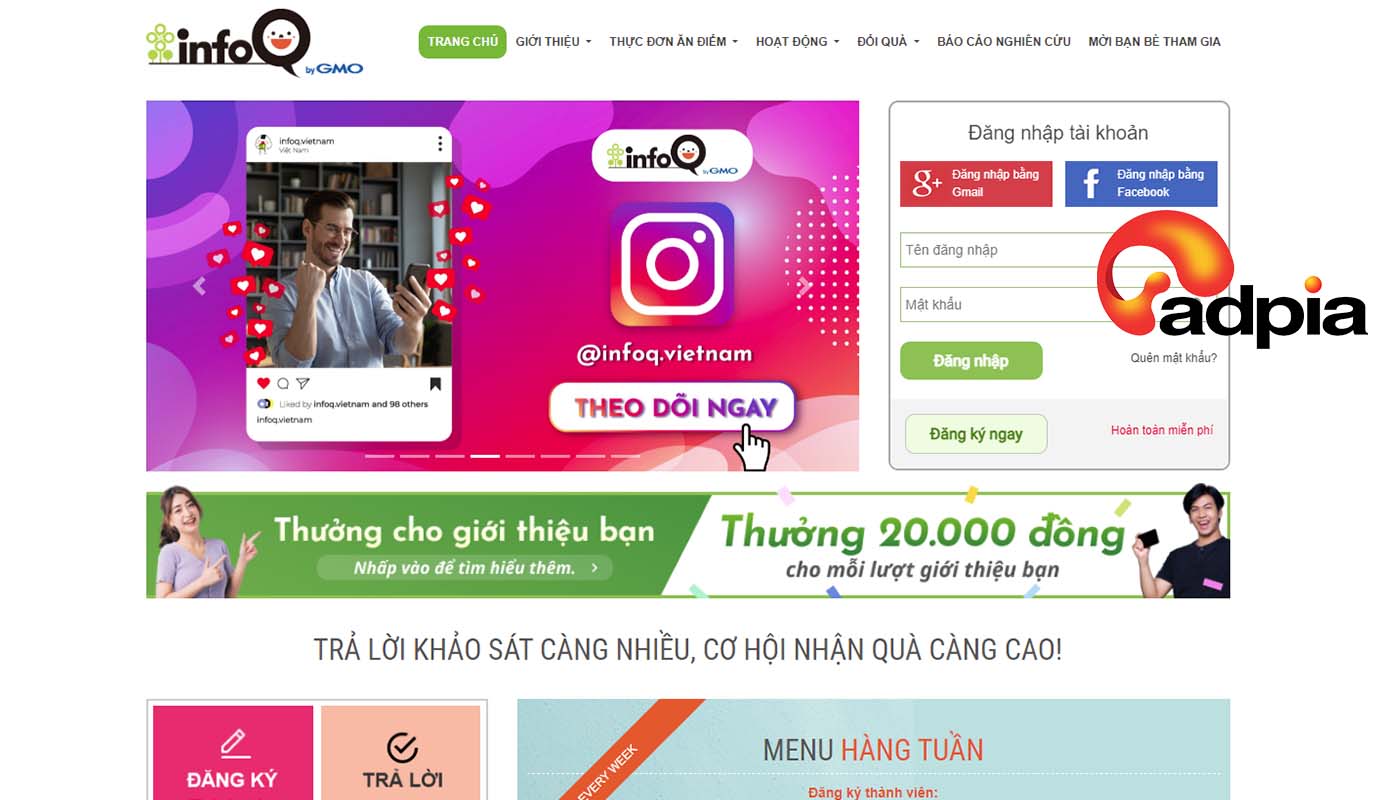 Làm khảo sát kiếm tiền với infoQ