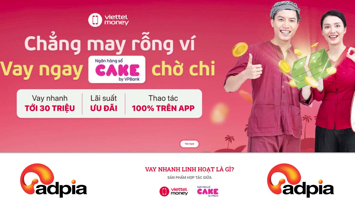 App vay tiền online nhanh, uy t&iacute;n, l&atilde;i suất thấp viettel Money