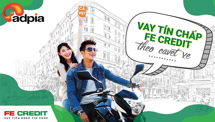 vay tiền mặt FE Credit bằng cavet xe