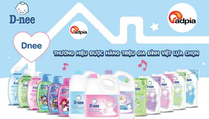thương hiệu nước giặt đồ cho em bé D-nee