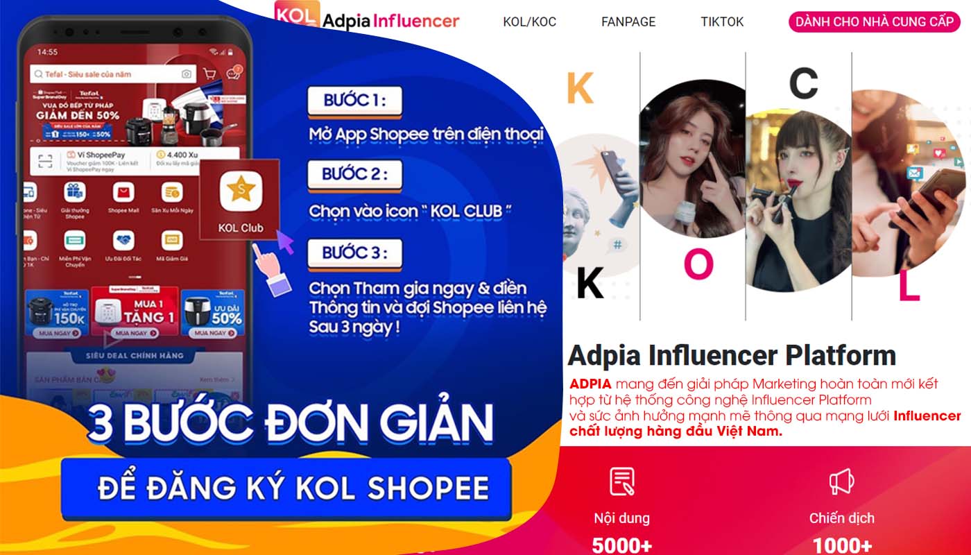 C&aacute;ch đăng k&yacute; trở th&agrave;nh KOL Shopee