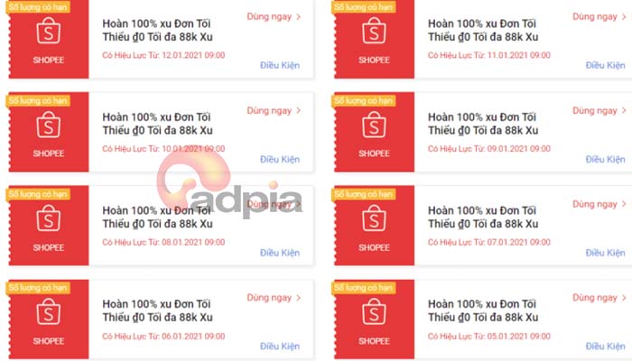 c&aacute;ch tạo m&atilde; giảm gi&aacute; tr&ecirc;n Shopee