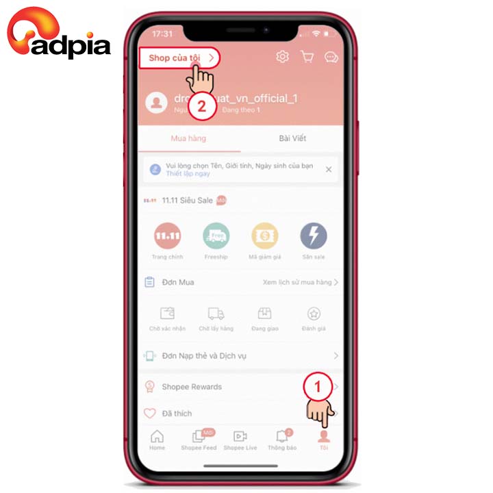 C&aacute;ch b&aacute;n h&agrave;ng tr&ecirc;n Shopee