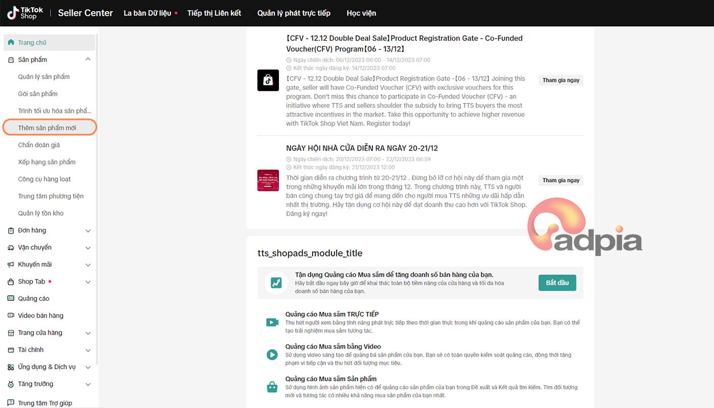 Cách đăng sản phẩm lên tiktok shop