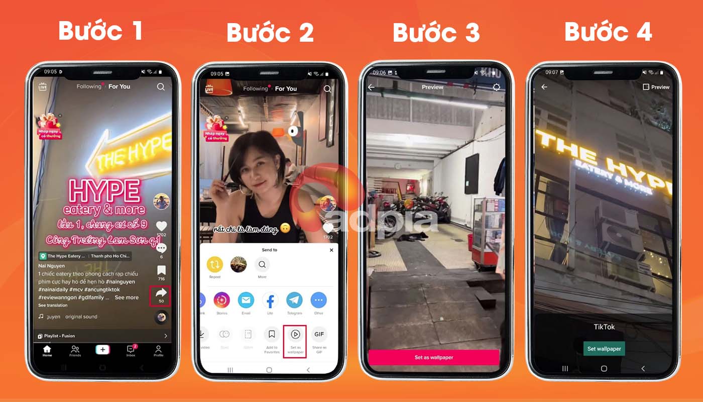 Cách lấy video tiktok làm hình nền điện thoại 3 Cách lấy video tiktok làm hình nền điện thoại 3