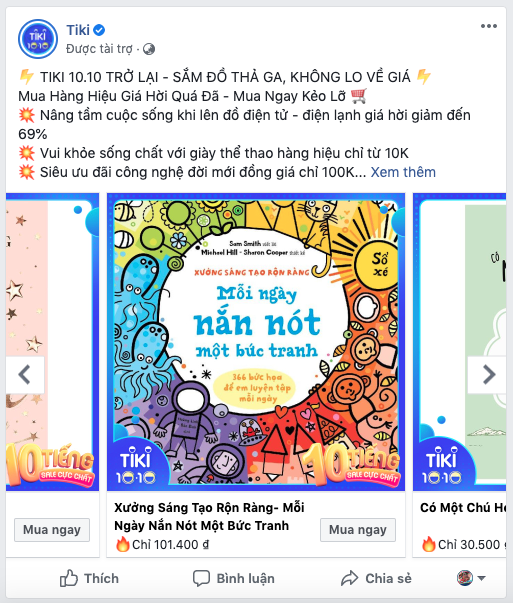 Quảng cáo băng chuyền Facebook