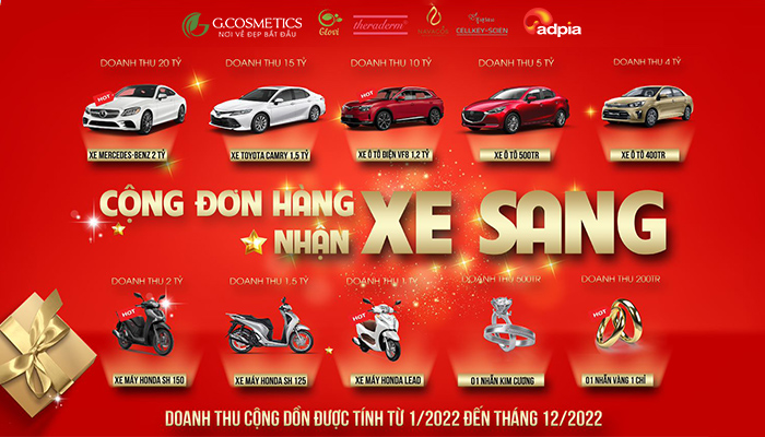 [GCOSMETICS] CỘNG ĐƠN HÀNG NHẬN XẾ SANG