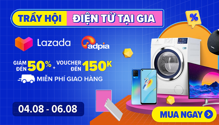 [LAZADA] TRẨY HỘI ĐIỆN TỬ TẠI GIA - AN TÂM MUA SẮM | DUY NHẤT 4 - 6.8
