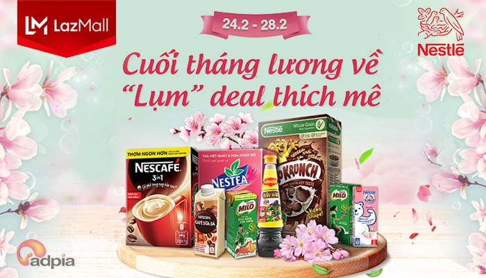 [LAZADA] ĐẠI TIỆC LƯƠNG VỀ, SĂN DEAL MỚI QUÀ HOT