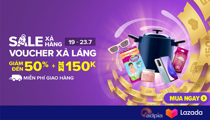 [LAZADA] SALE XẢ HÀNG VOUCHER XẢ LÁNG + BONUS HOA HỒNG CỰC HOT