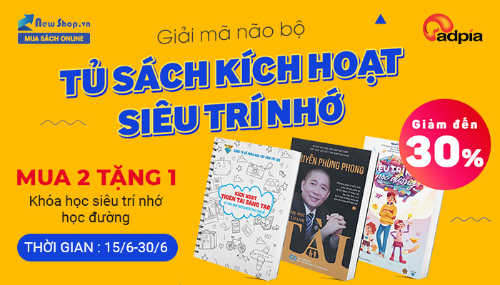 [NEWSHOP] TỦ SÁCH KÍCH HOẠT SIÊU TRÍ NHỚ CHO TRẺ || SALE OFF 30%