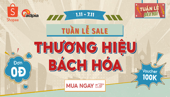 [SHOPEE] TUẦN LỄ THƯƠNG HIỆU BÁCH HÓA || 01.11 - 07.11