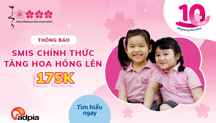[THÔNG BÁO] TĂNG HOA HỒNG CHIẾN DỊCH TIẾP THỊ LIÊN KẾT SMIS