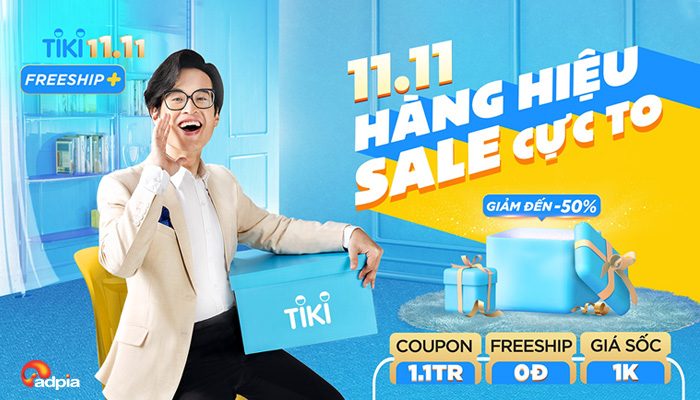 [TIKI] 11.11, HÀNG HIỆU SALE CỰC TO