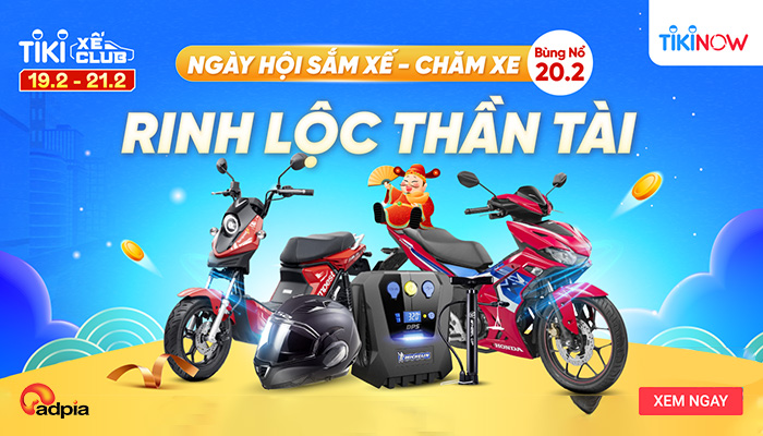 [TIKI] NGÀY HỘI SẮM XẾ - CHĂM XE || 19.02 - 21.02