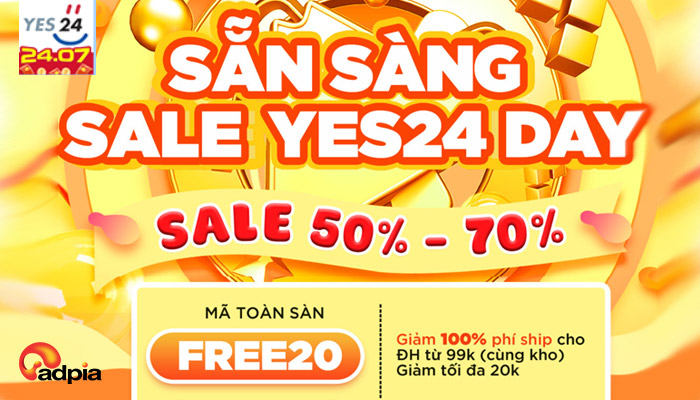 [YES24] SẴN SÀNG SALE YES24 DAY