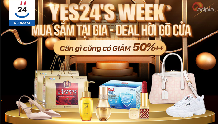 [YES24] MUA SẮM TẠI GIA - MÃ SALE TÁ LẢ