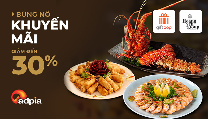 [GIFTPOP] HOÀNG YẾN BÙNG NỔ KHUYẾN MÃI GIẢM ĐẾN 30%