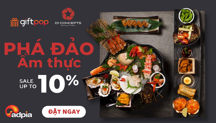 [GIFTPOP] PHÁ ĐẢO ẨM THỰC SALE UPTO 10%