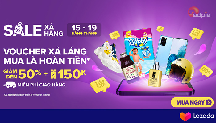 [LAZADA] LAZADA SALE XẢ HÀNG - VOUCHER XẢ LÁNG