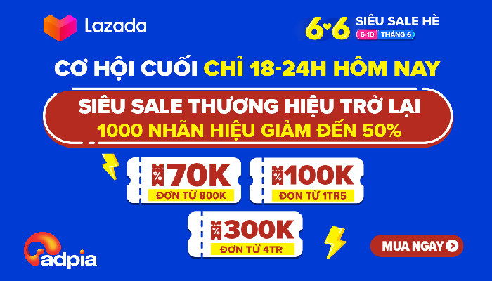 [LAZADA] VOUCHER THAY LỜI CẢM ƠN! CƠ HỘI CUỐI CHỈ 18-24 GIỜ HÔM NAY