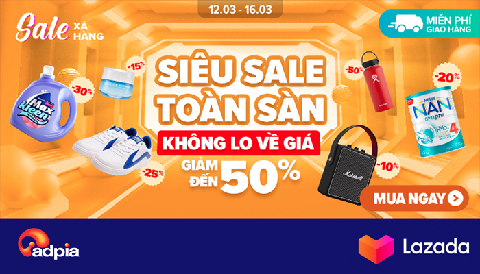 [LAZADA] ĐẨY SALE XẢ HÀNG - TĂNG SỐ DỄ DÀNG