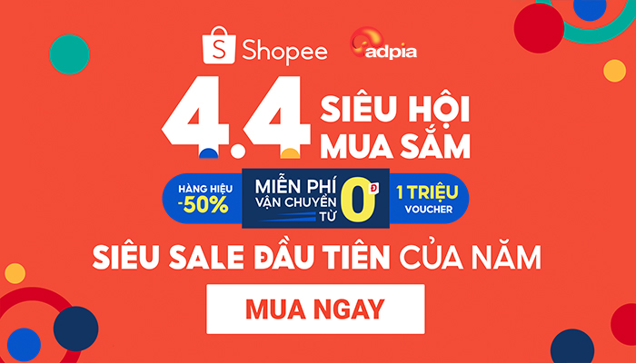 [SHOPEE] MEGA SHOPPING DAY 4.4 VÀ NHỮNG ĐIỀU KHÔNG ĐƯỢC BỎ LỠ