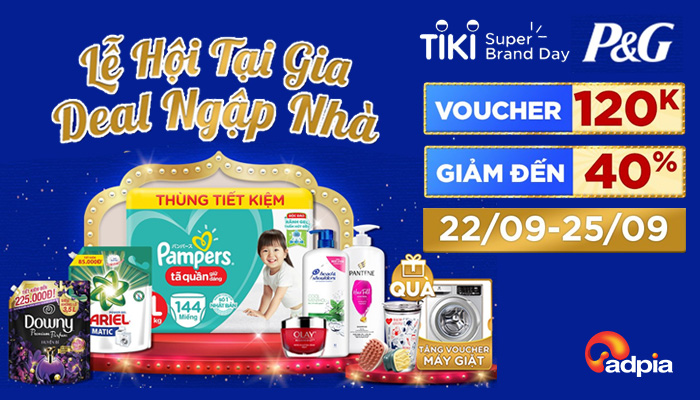 [TIKI] THÁNG 09 SALE BÙNG NỔ - DEAL NGẬP NHÀ | 22.09 - 25.09