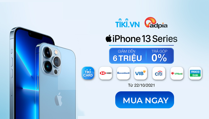 [TIKI] MỞ BÁN IPHONE 13 - ĐĂNG KÝ THÔNG TIN, RINH NGAY VOUCHER