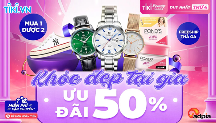 [TIKI] BEAUTY CLUB KHỎE ĐẸP TẠI GIA - AN TOÀN MÙA CÔ VY