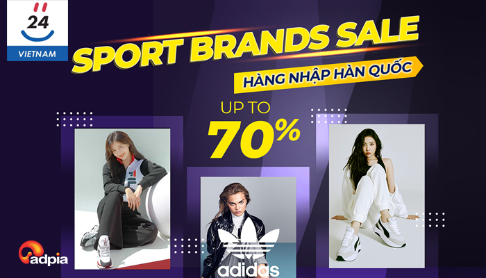 [YES24] SPORT BRANDS SALE UPTO 70% HÀNG NHẬP HÀN QUỐC