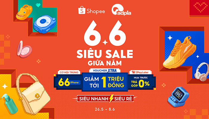 [SHOPEE] 6.6 Siêu sale giữa năm - Siêu nhanh siêu rẻ
