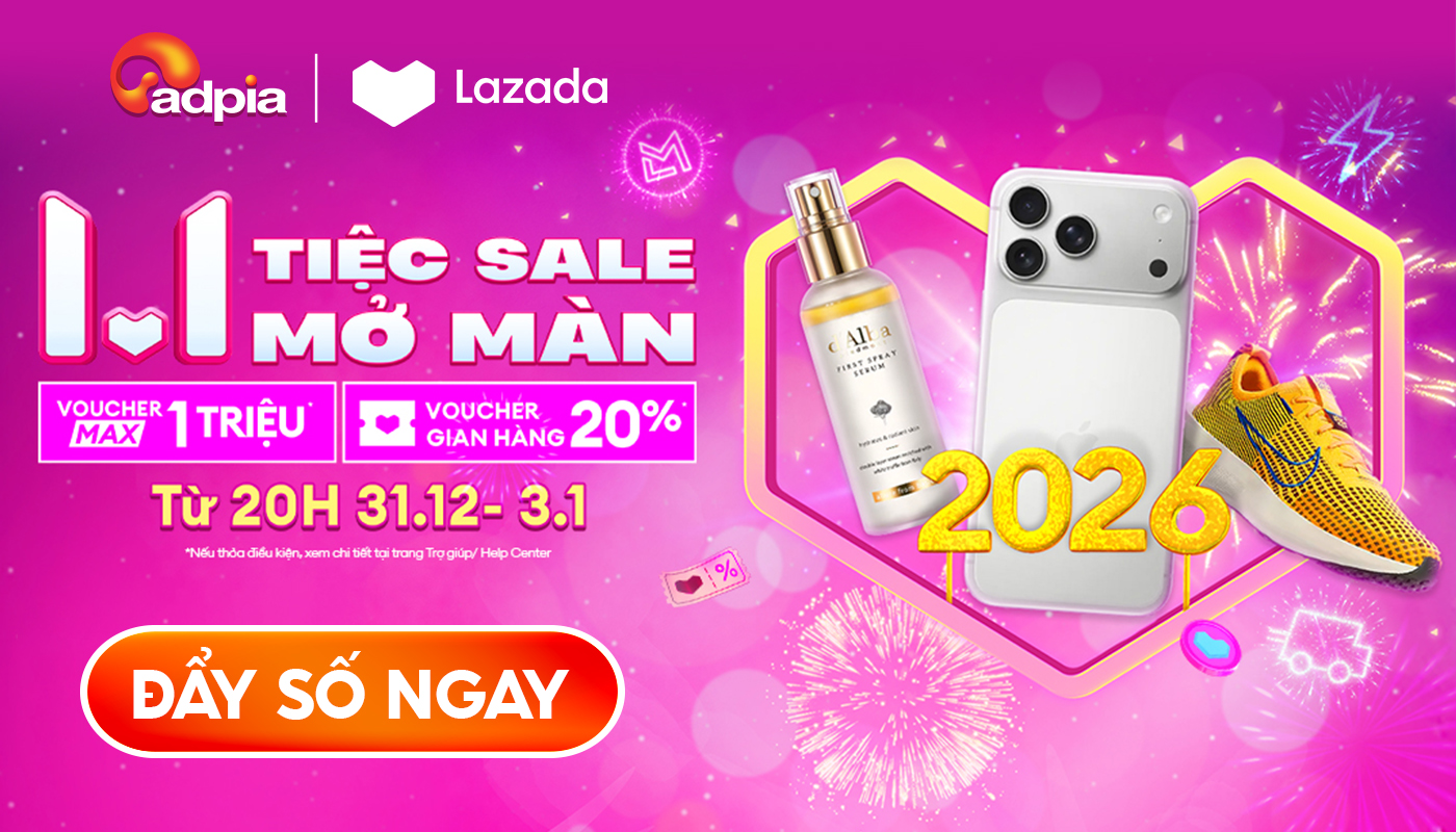LAZADA SALE ĐÔI 1.1 - FREESHIP 0Đ TOÀN QUỐC CHO ĐƠN LAZMALL