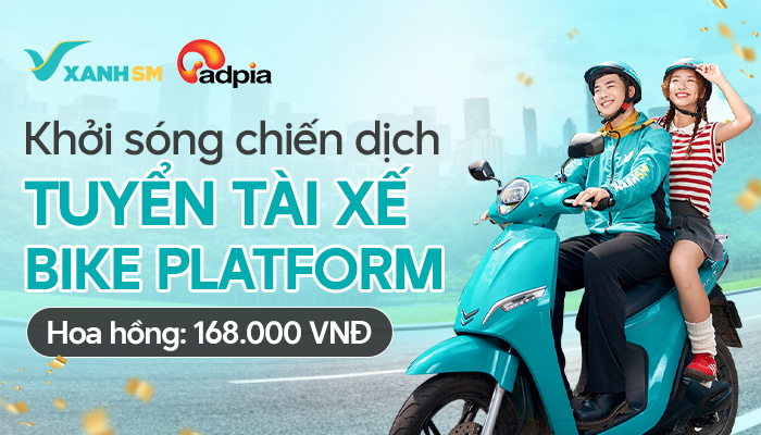 [CHIẾN DỊCH MỚI] Khởi sóng chiến dịch tiếp thị liên kết Tài xế Bike Platform