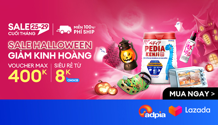 [LAZADA] Sale Halloween - Giảm kinh hoàng