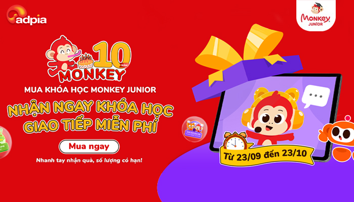 [MONKEYJUNIOR] Sale mừng sinh nhật Monkey - Đầu tháng ngập tràn quà tặng