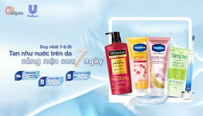 [UNILEVER x Shopee] Đại tiệc thương hiệu