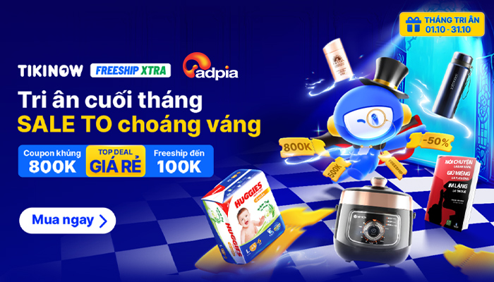 [TIKI] Tri ân cuối tháng - Sale to choáng váng