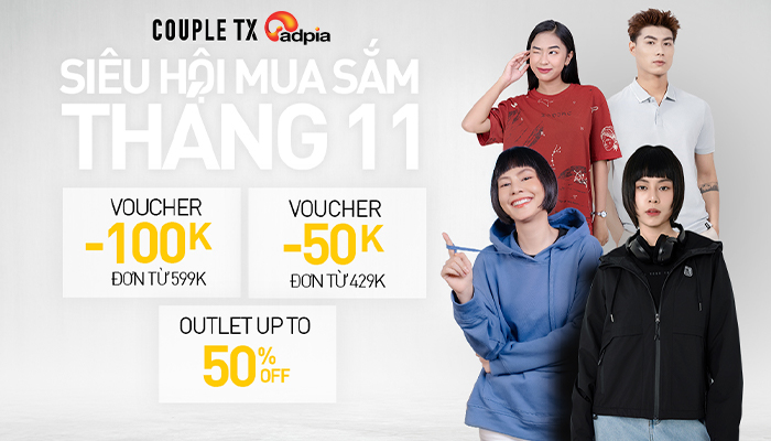 [COUPLETX] Siêu hội mua sắm tháng 11