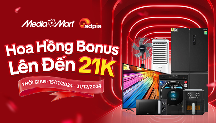 [MEDIAMART] Cuối năm nhận bonus hoa hồng