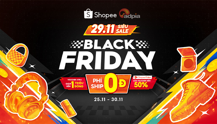 [SHOPEE] Black Friday - Sale địa chấn