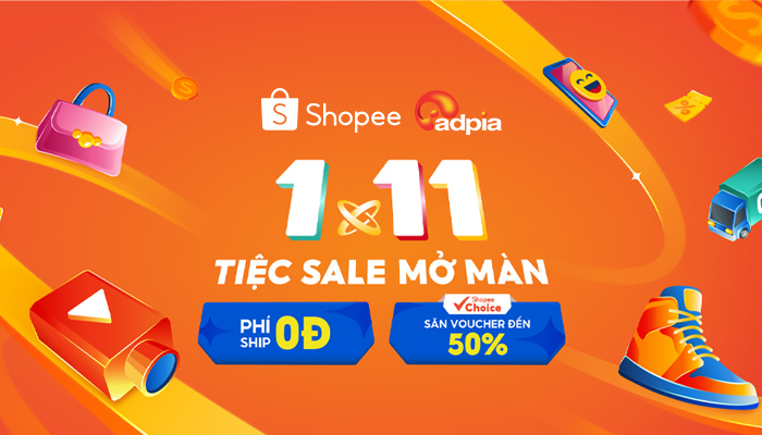 [SHOPEE] Tiệc sale mở màn - Ưu đãi ngút ngàn