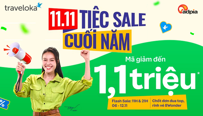 [TRAVELOKA] 11.11 Tiệc sale cuối năm chính thức đổ bộ