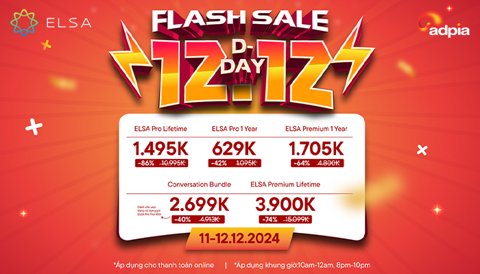 [ELSA] Flash sale - Dday 12.12