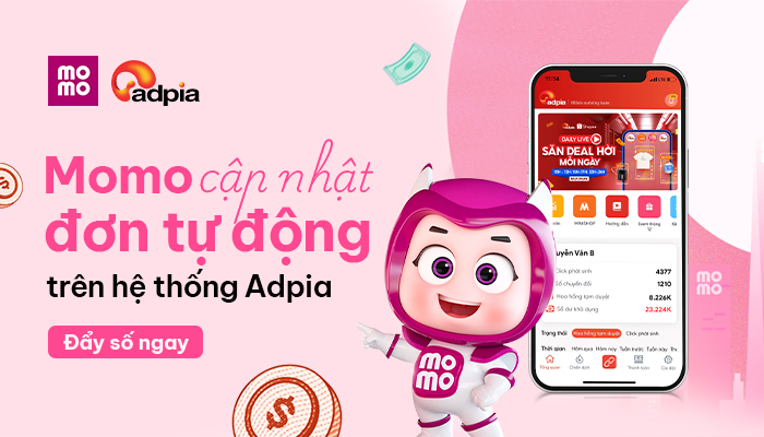 [MOMO] Cập nhật đơn trên hệ thống Adpia