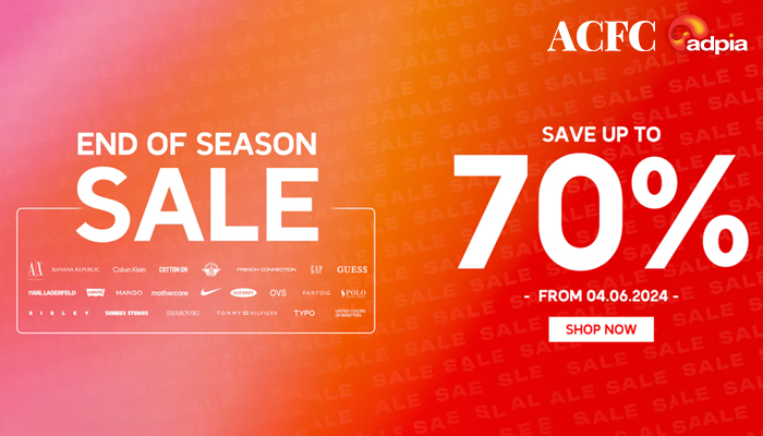 [ACFC] Save upto 70% - End of season sale